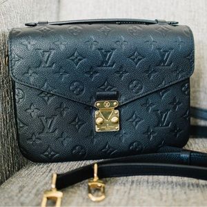 POCHETTE MÉTIS Monogram Empreinte Leather Black Bag
